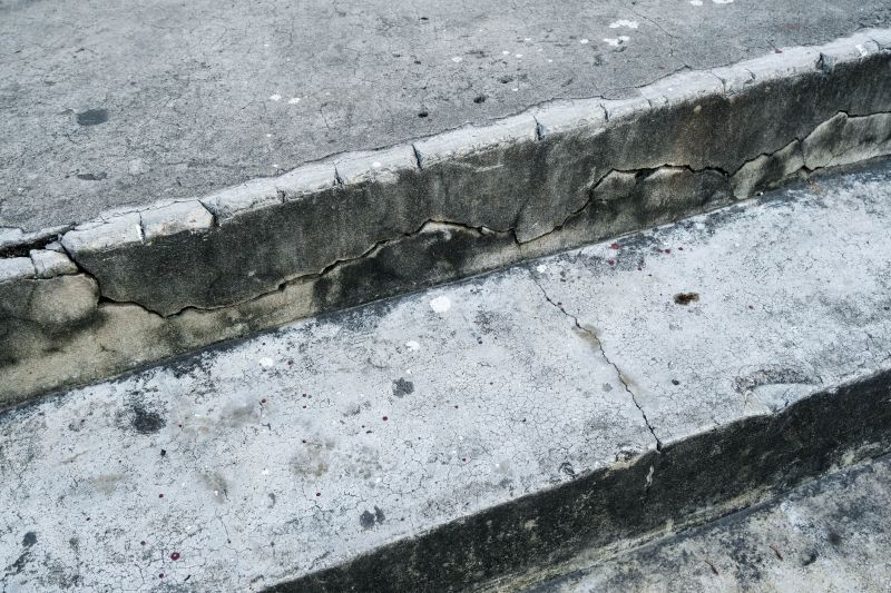 Damaged Concrete Steps