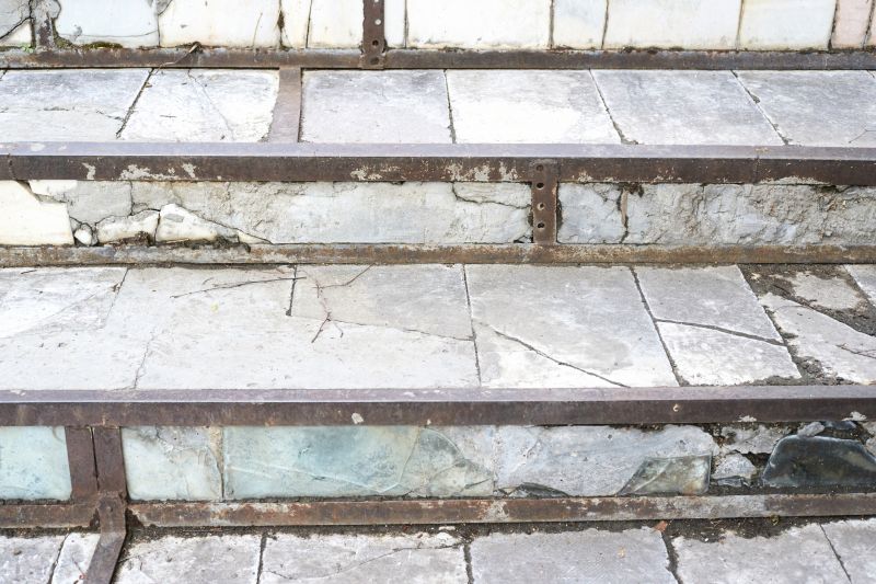 Damaged Concrete Steps